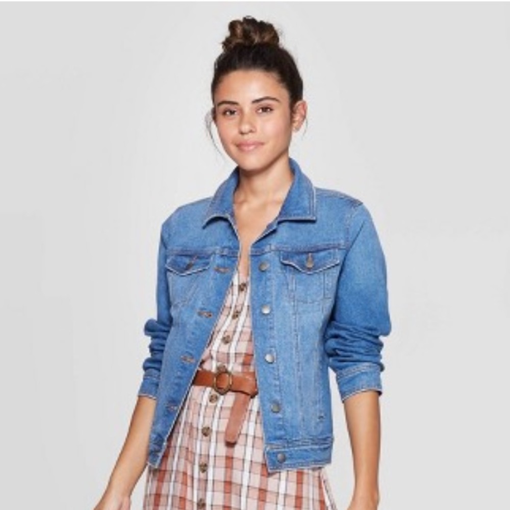 Freeborn Denim Jacket Universal Thread Medium - Picture 1 of 8